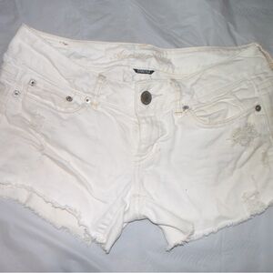 American Eagle Outfitters White Jean Shorts